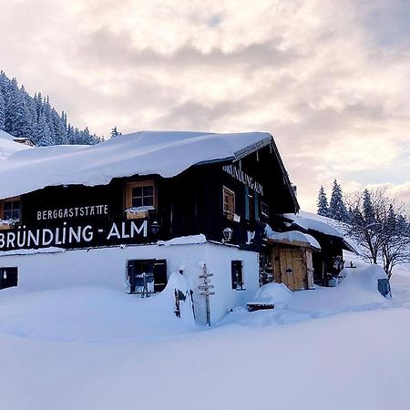 Bruendling-Alm Berggasthof Auf 1167M Auf Dem Hochfelln Bergen  Bagian luar foto