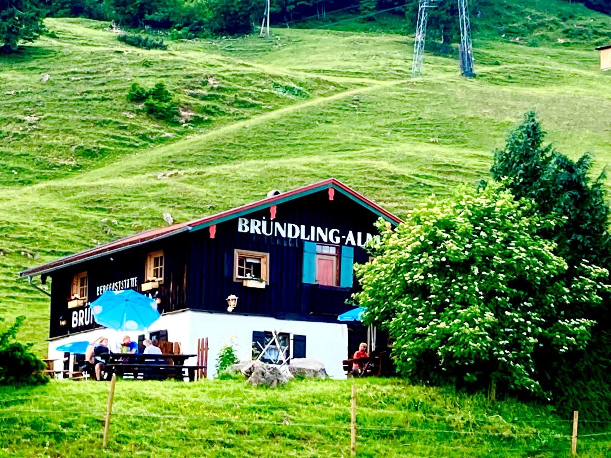 Bruendling-Alm Berggasthof Auf 1167M Auf Dem Hochfelln Bergen  Bagian luar foto